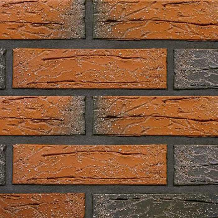 Кирпич Terca Red flame редуцированный с песком облицовочный, 250х85х65 мм